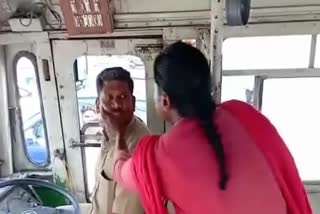 Woman attacks bus driver in Andhra's Vijayawada