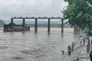 Yamuna river in Paonta