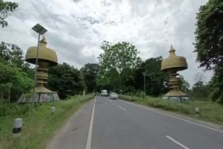 Two welcome gates of Golaghat towards destruction