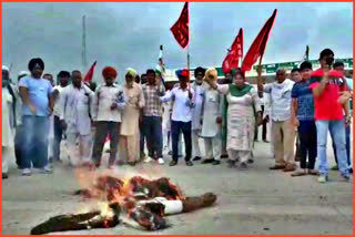 Farmers Protest in Yamunanagar