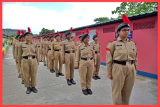 Independence Day Amrit Mahotsav preparations at Rangia College