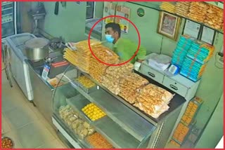 Theft in a sweet shop in Mandi