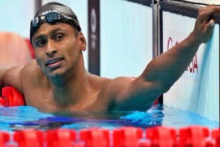 Etv Bharat Sajan Prakash in semifinal Swimmer Sajan Prakash Sajan Prakash at CWG Commonwealth Games 2022 CWG 2022