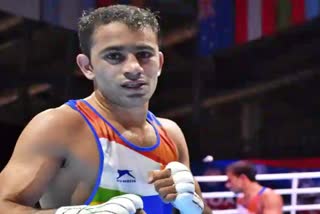 Etv Bhar Amit Panghal wins Amit Panghal at CWG Boxer Amit Paghal beats Namri Berri Commonwealth Games 2022at