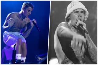 Justin Bieber performs for first time  Justin Bieber diagnosed with Ramsay Hunt syndrome  Justin Bieber back to stage  സ്‌റ്റേജില്‍ മടങ്ങിയെത്തി ജസ്‌റ്റിന്‍ ബീബര്‍  ജസ്‌റ്റിന്‍ ബീബര്‍