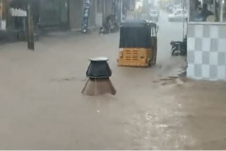 Handis of biryani washed away by rainwater, disappointing foodies in Hyderabad