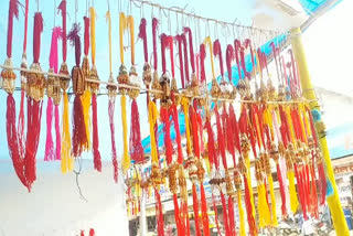 Rakhi market decorated in Ambikapur