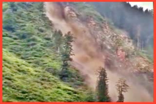 Landslide in Malana village