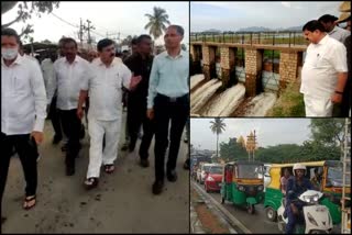 Araga Jnanendra visits Tumkur