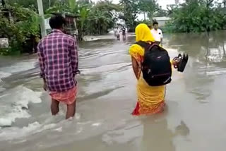 unchanged flood situation in bongaigaon