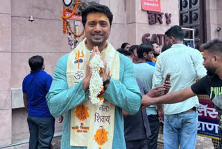 Dev in Banaras  For The Shooting Of Prajapoti