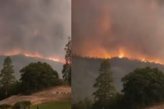 california forest fire latest updates  കാലിഫോര്‍ണിയയിലെ കാട്ടുതീ  അമേരിക്കയിലെ കാലിഫോർണിയയിലെ കാട്ടുതീ അതിഭീകരം  california forest fire  കാലിഫോര്‍ണിയയില്‍ കാട്ടുതീയില്‍ വ്യാപക നാശനഷടം