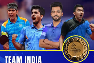 CWG 2022: India men's TT team wins gold