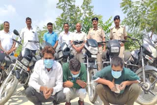 karnal police arrested bike thief