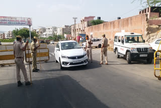 Traffic arrangement during Diggi Kalyan Yatra in Jaipur