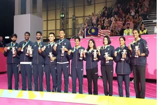 COMMONWEALTH BADMINTON MIXED TEAM EVENT INDIA LOST TO MALAYSIA IN THE FINAL GOT SILVER MEDALEtv Bharat