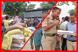 Supply department seized 66 sacks of smuggled rice in Bilasipara