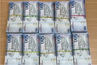Etv BharatForeign currency worth Rs 58 lakh caught by IGI Customs