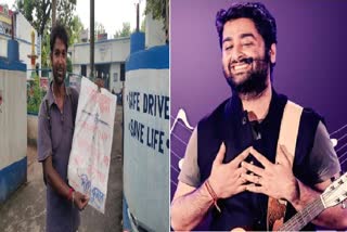 Fan walks 220 km to meet Arijit Singh in Jiaganj