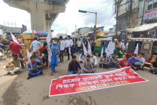 Protest at Agartala