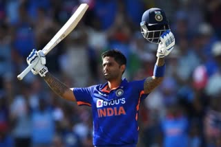 Etv BharatSuryakumar moves up to second spot in ICC T20 rankings  ICC T20 rankings  Suryakumar Yadav news  india vs wi  icc latest rankings  ഐസിസി ടി20 റാങ്കിങ്  സൂര്യകുമാർ യാദവ്  ടി20 റാങ്കിങ്ങിൽ സൂര്യകുമാർ യാദവ് രണ്ടാം സ്ഥാനത്തേക്ക്  ടി20 റാങ്കിങ്ങിൽ മുന്നേറി ഇന്ത്യൻ ബാറ്റർ സൂര്യകുമാർ യാദവ്  ഇന്ത്യൻ ക്രിക്കറ്റ് ടീം