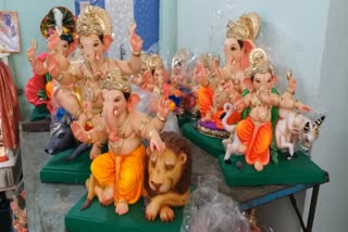 Preparations for Ganpati Puja in Chhattisgarh