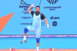 Lifter Lovepreet Singh at CWG