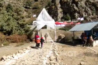 The tricolor of 100-feet to be hoisted in Gunji village near China Nepal Border