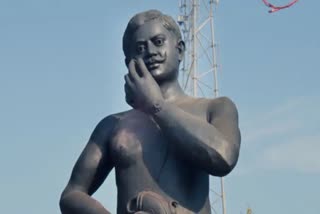 Miscreants Vandalize Chandrashekhar Azad Statue