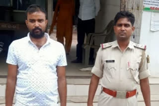 one-accused-arrested-from-deoghar-for-threatening-jamui-sp-shaurya-suman-over-phone
