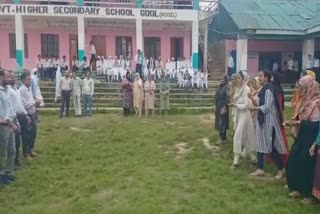 Viral Video of gool ramban hr secondary teachers doing teaching assignment task of news education policy