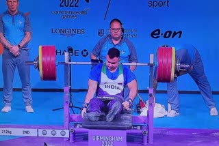 Sudhir wins gold in para powerlifting mens heavyweight event at Commonwealth Games