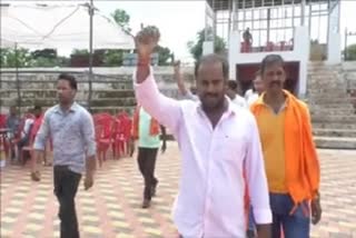 BJP ruckus over the plight of Jagdalpur Stadium