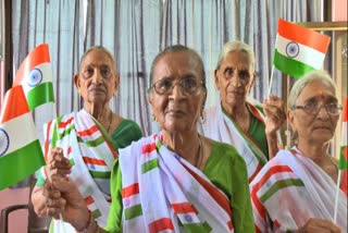Veeranganas appeal to people to hoist Tricolour flags