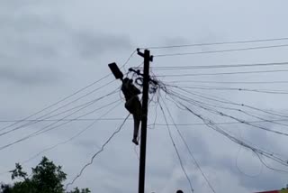 Wireman died due to shock on the pole