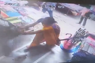 TWO WOMEN INCLUDING A SHOPKEEPER WERE BRUTALLY BEATEN UP DUE TO A DISPUTE OVER THE REMOVAL OF THE STATUE