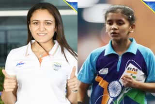 Etv Bh Manika Batra Sreeja Akula in quarterfinals Manika Batra at CWG quarterfinals India women TT team at CWG India at Commonwealth Games 2022 arat