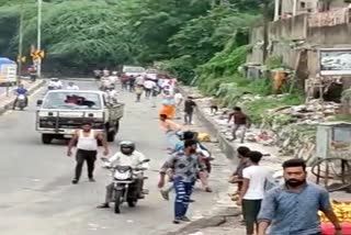 Attack on Jaipur municipal team