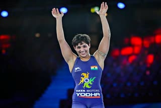 Commonwealth Games 2022  Anshu Malik vs Odunayo Adekuroye  अंशु मलिक बनाम ओडुनायो अदेकुओरोये  भारतीय पहलवान  कुश्ती मुकाबला  CWG 2022  Wrestler Anshu Malik won silver medal