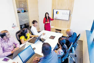 Hybrid work style in IT companies in hyderabad