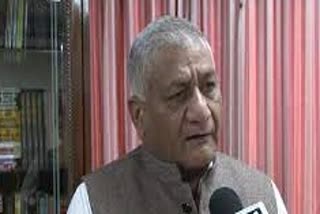 On the death anniversary of Sushma Swaraj VK Singh said I learned the meaning of being a public representative from him