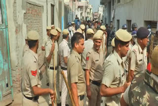 Bajrang Dal protest in Ambala