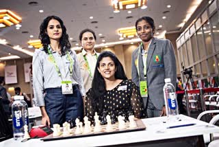 Chess Olympiad 2022  Chess  indias womens chess team  भारत की महिला शतरंज टीम  मामल्लापुरम  शतरंज