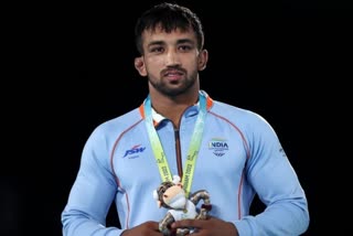 Etv Bharatsonipat wrestler naveen malik