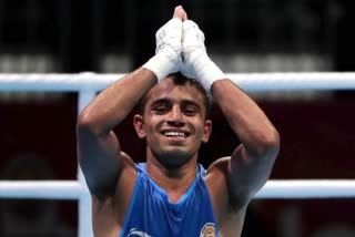 Indian Boxer Amit Panghal