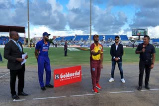 India vs West indies T-20: ଟସ ଜିତି ଭାରତର ବ୍ୟାଟିଂ ନିଷ୍ପତ୍ତି