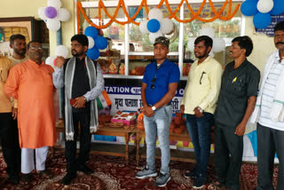 Pottery stall set up at Daltonganj