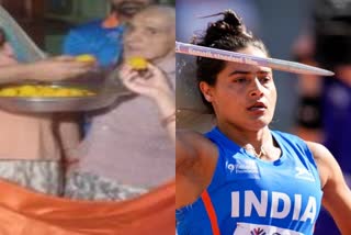 Annu Rani won  Rani won bronze medal  javelin throw at Commonwealth  medal in javelin throw  Commonwealth 2022 Games  bronze medal in javelin throw at Commonwealth  जेवलिन थ्रो  अन्नू रानी ने ब्रॉन्ज मेडल जीता  ब्रॉन्ज मेडल जीता  जैवलिन थ्रो में कांस्य पदक  प्रियंका गोस्वामी  पहली भारतीय महिला एथलीट  first Indian female athlete  कॉमनवेल्थ गेम्स 2022