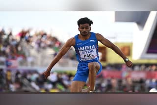 EAldos Paul won India's first gold in triple jump at Commonwealth Games, silver for Abubakartv Bharat