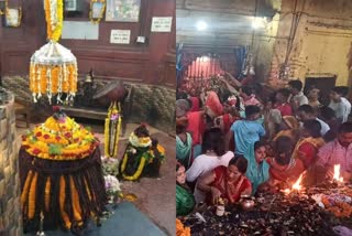 बाबा बिटेश्वरनाथ मंदिर में शिवभक्तों की भीड़